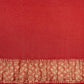 Char Chinar Banarasi Handwoven Red Chiffon Saree