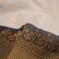 Nisha Cream Banarasi Handwoven Kora Cotton Saree