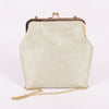 Gul Brocade Mint Banarasi Handwoven Silk Clutch