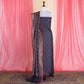 Jamdani Banarasi Handwoven Navy Blue Cotton Suit Set 2 Piece