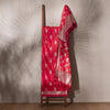 Bulbul Fiery Red Banarasi Handwoven Silk Suit Set