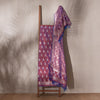 Bulbul Violet Banarasi Handwoven Silk Suit Set