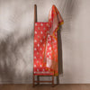 Bulbul Red Orange Banarasi Handwoven Silk Suit Set