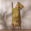 Niloufer Sage Green Banarasi Handwoven Cotton Suit Set