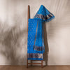 Niloufer Belize Blue Banarasi Handwoven Cotton Suit Set