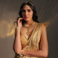 Mother Pearl Rangkat Banarasi Handwoven Lehenga Gold