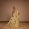 Anaar Jungla Handwoven Banarasi Mint Green Silk Saree