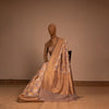 Nandi Handwoven Banarasi Dusty Mauve Silk Saree