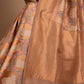 Nandi Handwoven Banarasi Dusty Mauve Silk Saree