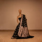 Aada Handwoven Banarasi Black Silk Saree