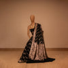 Aada Handwoven Banarasi Black Silk Saree