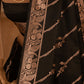 Aada Handwoven Banarasi Black Silk Saree