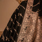 Aada Handwoven Banarasi Black Silk Saree