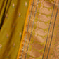 Paisley Buti Handwoven Banarasi Lime Green Silk Saree