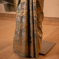 Jungla Handwoven Banarasi Grey Silk Saree