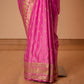 Paisley Buti Handwoven Banarasi Pink Silk Saree