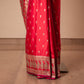 Paisley Buti Handwoven Banarasi Red Silk Saree