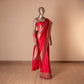 Paisley Buti Handwoven Banarasi Red Silk Saree