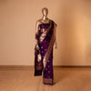 Pankh Buti Handwoven Banarasi Baingani Silk Saree