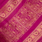 Phul Buti Handwoven Banarasi Magenta Silk Saree