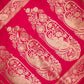 Paisley Zari Buti Handwoven Banarasi Red Silk Saree