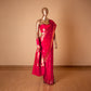 Paisley Zari Buti Handwoven Banarasi Red Silk Saree