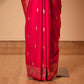 Paisley Zari Buti Handwoven Banarasi Red Silk Saree