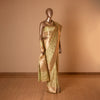 Pankh Buti Handwoven Banarasi Lime Green Saree