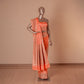 Paisley Buti Handwoven Banarasi Salmon Silk Saree