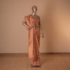 Paan Jungla Handwoven Banarasi Old Rose Pink Silk Saree