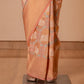 Nandi Brocade Handwoven Banarasi Peach Silk Saree