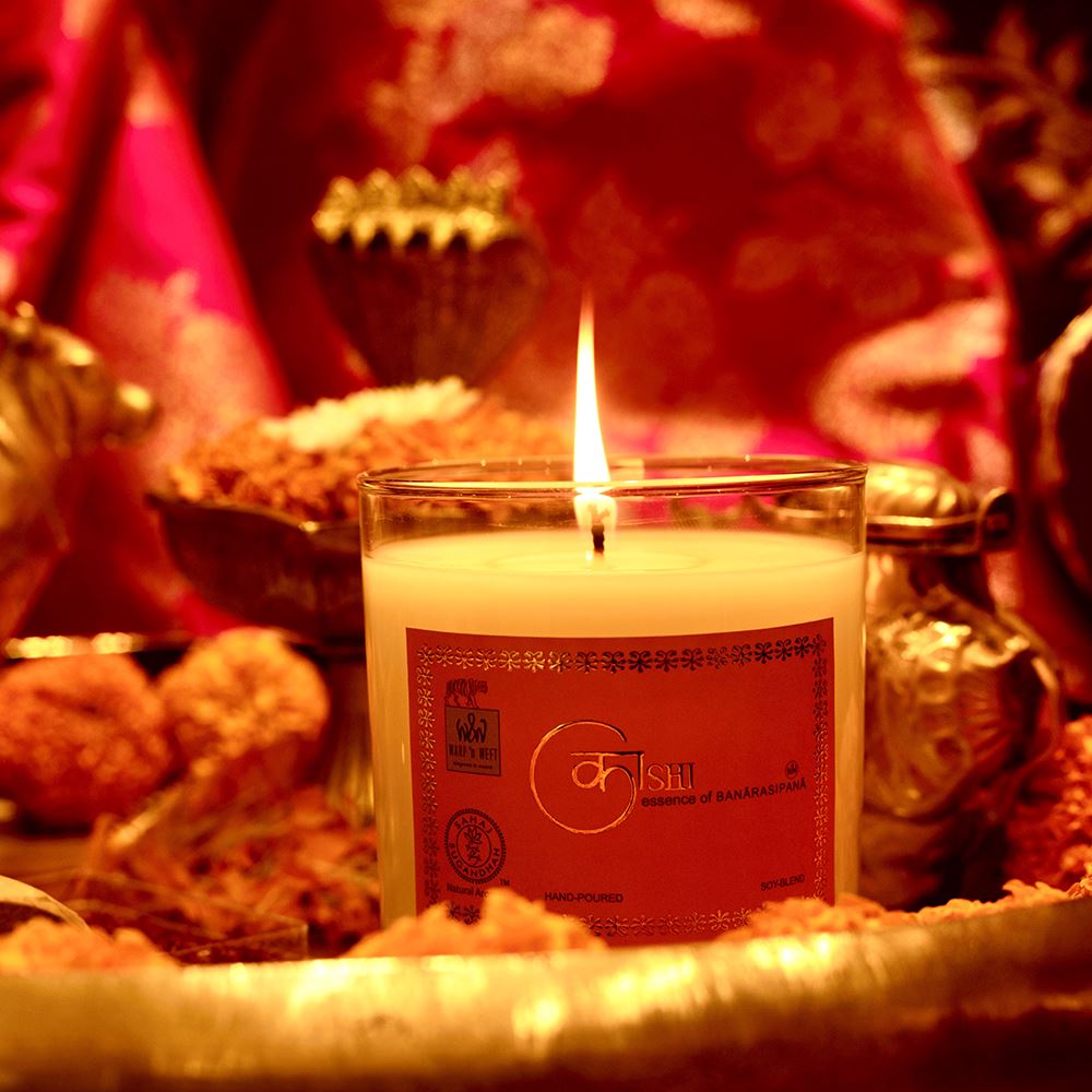 Kashi Essence of Banarasipana Hand Poured Aromatic Candle