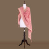 Aada Peach Banarasi Handwoven Cotton Dupatta