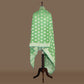Tree Buti Green Banarasi Handwoven Cotton Dupatta