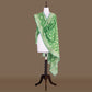 Tree Buti Green Banarasi Handwoven Cotton Dupatta