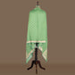 Jharokha Jaal Green Banarasi Handwoven Cotton Dupatta