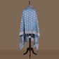Guldavari Buta Teal Blue Banarasi Handwoven Cotton Dupatta