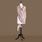 Resham Jaal Minakari White Banarasi Handwoven Chiffon Dupatta