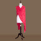 Ashrafi Pink Banarasi Handwoven Chiffon Dupatta