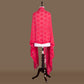 Ashrafi Pink Banarasi Handwoven Chiffon Dupatta