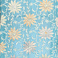 Floral Blue Banarasi Handwoven Chiffon Dupatta