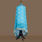 Guldavari Buti Blue Banarasi Handwoven Chiffon Dupatta