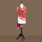 Jungla Red Banarasi Handwoven Chiffon Dupatta