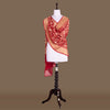 Jungla Red Banarasi Handwoven Chiffon Dupatta