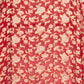 Jungla Red Banarasi Handwoven Chiffon Dupatta