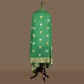 Moonga Sona Rupa Emerald Banarasi Handwoven Chiffon Dupatta