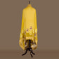 Rose Yellow Banarasi Handwoven Chiffon Dupatta