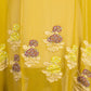 Rose Yellow Banarasi Handwoven Chiffon Dupatta