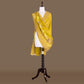 Rose Yellow Banarasi Handwoven Chiffon Dupatta