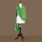 Khinkhwab Buti Green Banarasi Handwoven Chiffon Dupatta